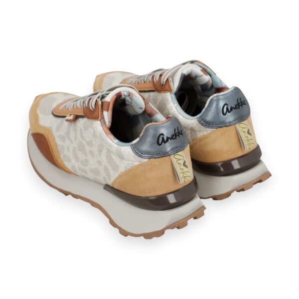 Sneakers damă Anekke – Beige & Orange, confort și personalitate în fiecare pas
