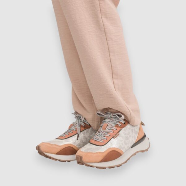 Sneakers damă Anekke – Beige & Orange, confort și personalitate în fiecare pas