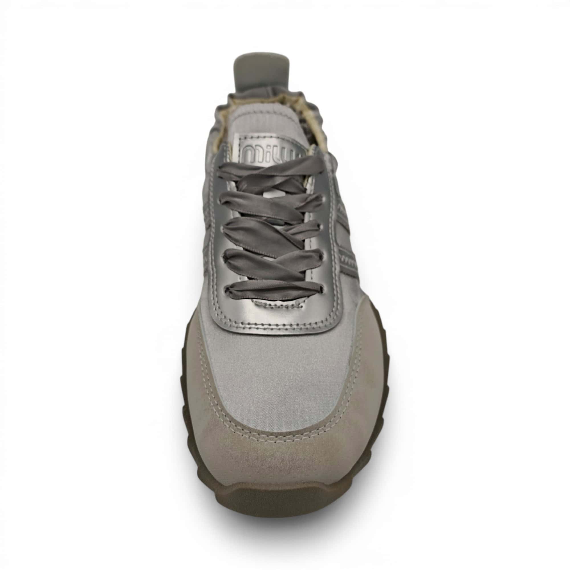 Pantofi sport damă UrbanLine, design modern, talpă flexibilă, bej-gri.