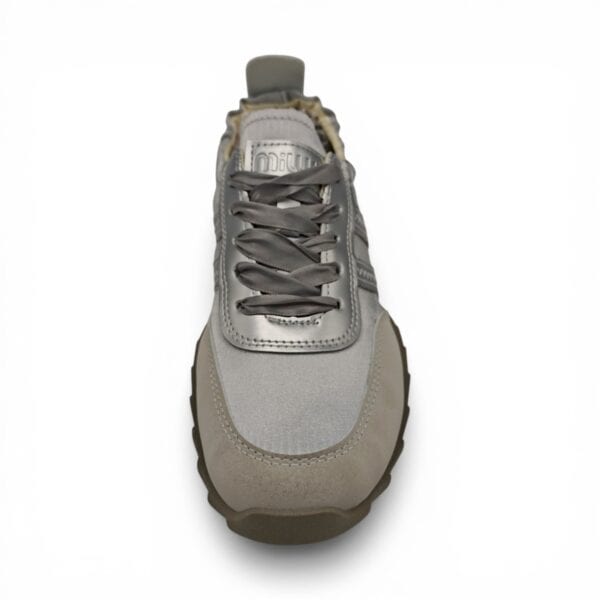 Pantofi sport damă UrbanLine, design modern, talpă flexibilă, bej-gri.