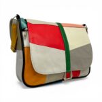 Geantă Damă Unicat Lucia R45-504, Piele Naturală, Multicolor