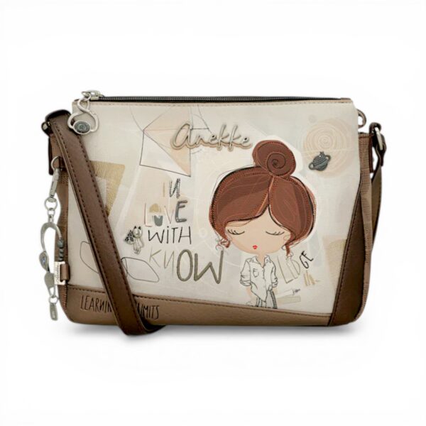 Anekke Sophia geantă crossbody pentru damă, design artistic și elegant, perfectă pentru orice ocazie.