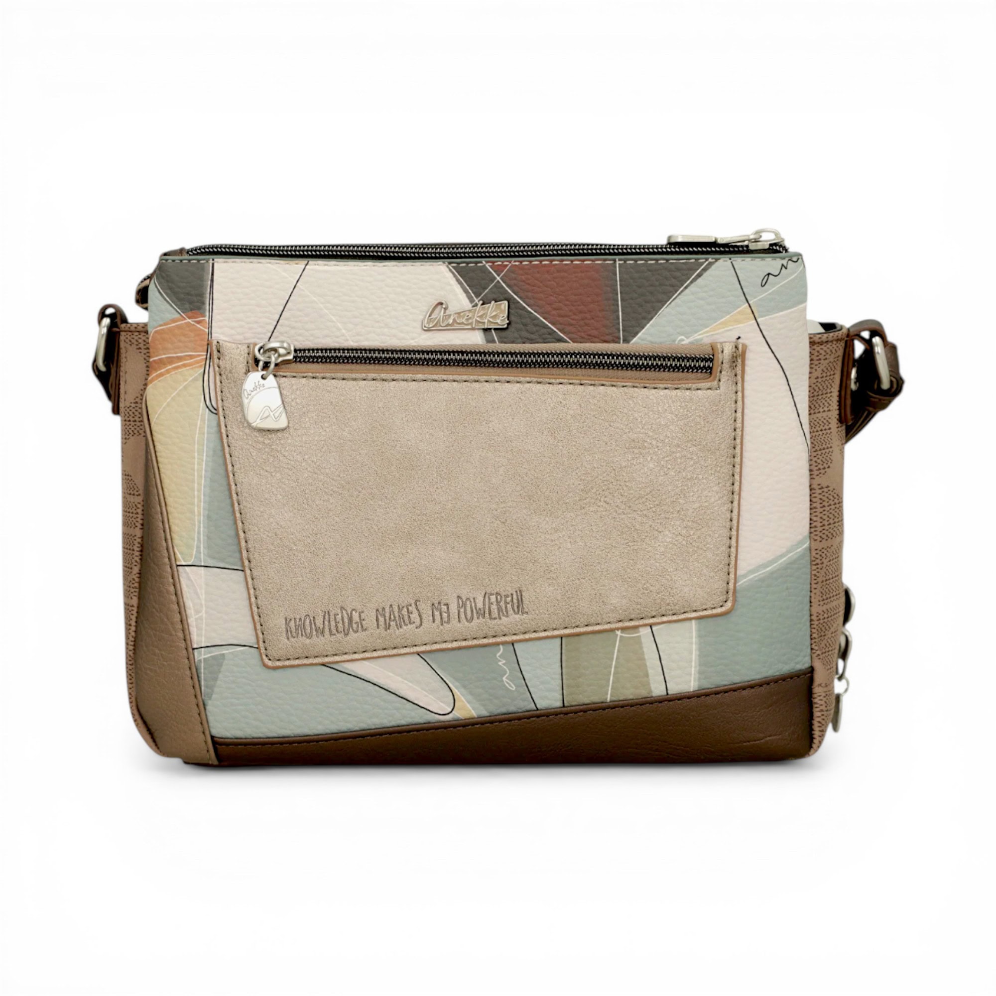 Geantă crossbody Anekke Sophia, design artistic și elegant pentru femei moderne.