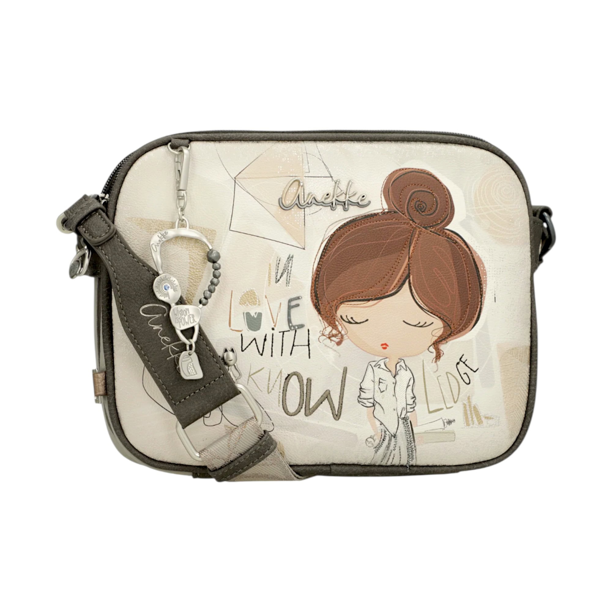 Anekke Sophia geantă crossbody damă, design artistic și elegant, perfectă pentru stilul practic și f.