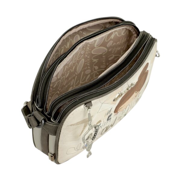 Geantă crossbody Anekke Sophia, design artistic și elegant, perfectă pentru femei moderne.