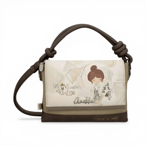 Geantă crossbody Anekke Sophia cu design artistic și detalii elegante pentru femei moderne.