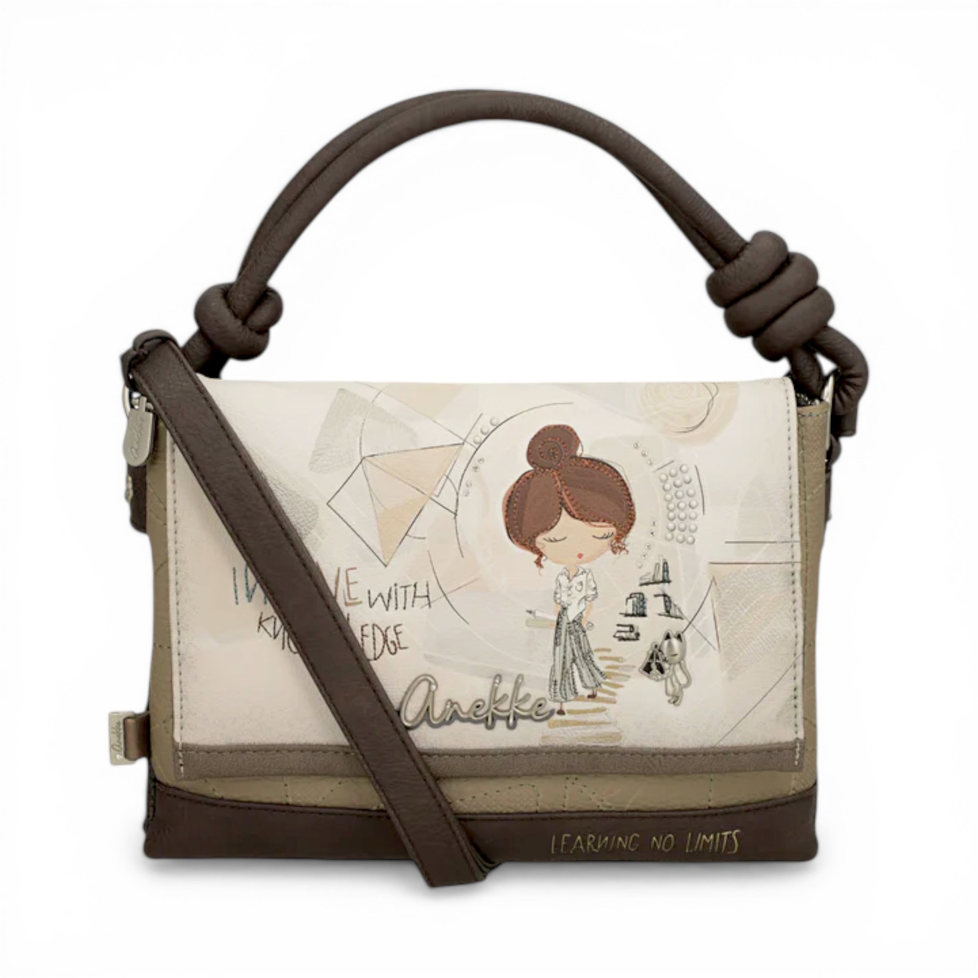 Geantă damă Anekke Sophia, design artistic și elegant, perfectă pentru ținute casual și elegante.