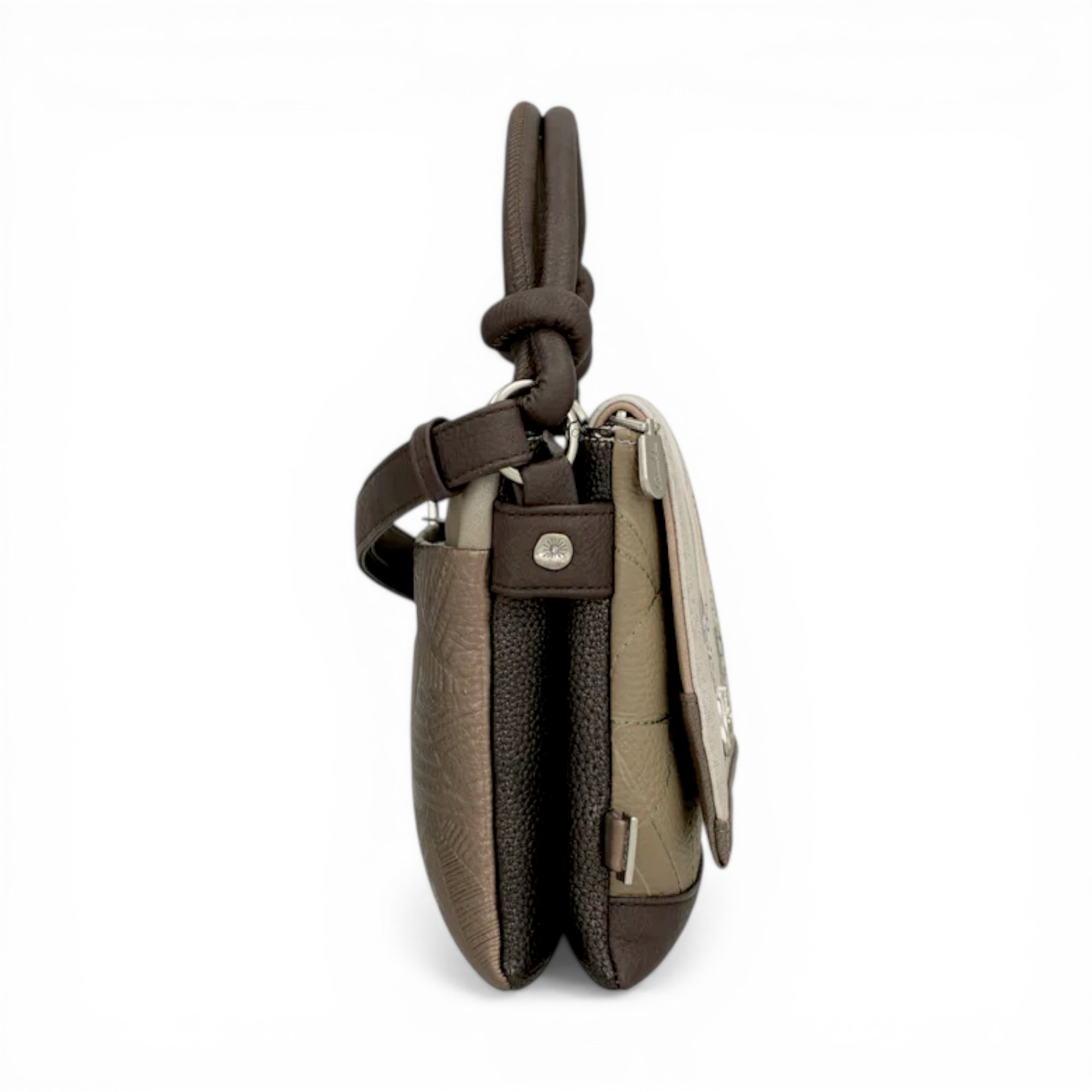 Geantă crossbody Anekke Sophia, design artistic și practică pentru femei moderne.