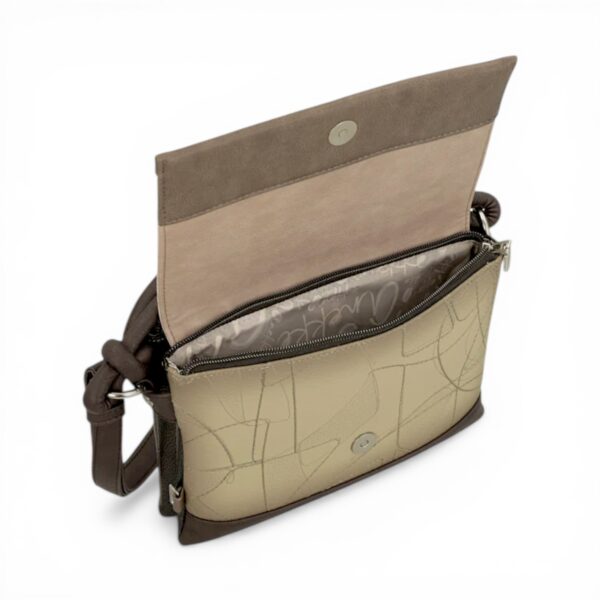 Geantă crossbody Anekke Sophia, design artistic și elegant pentru femei moderne.