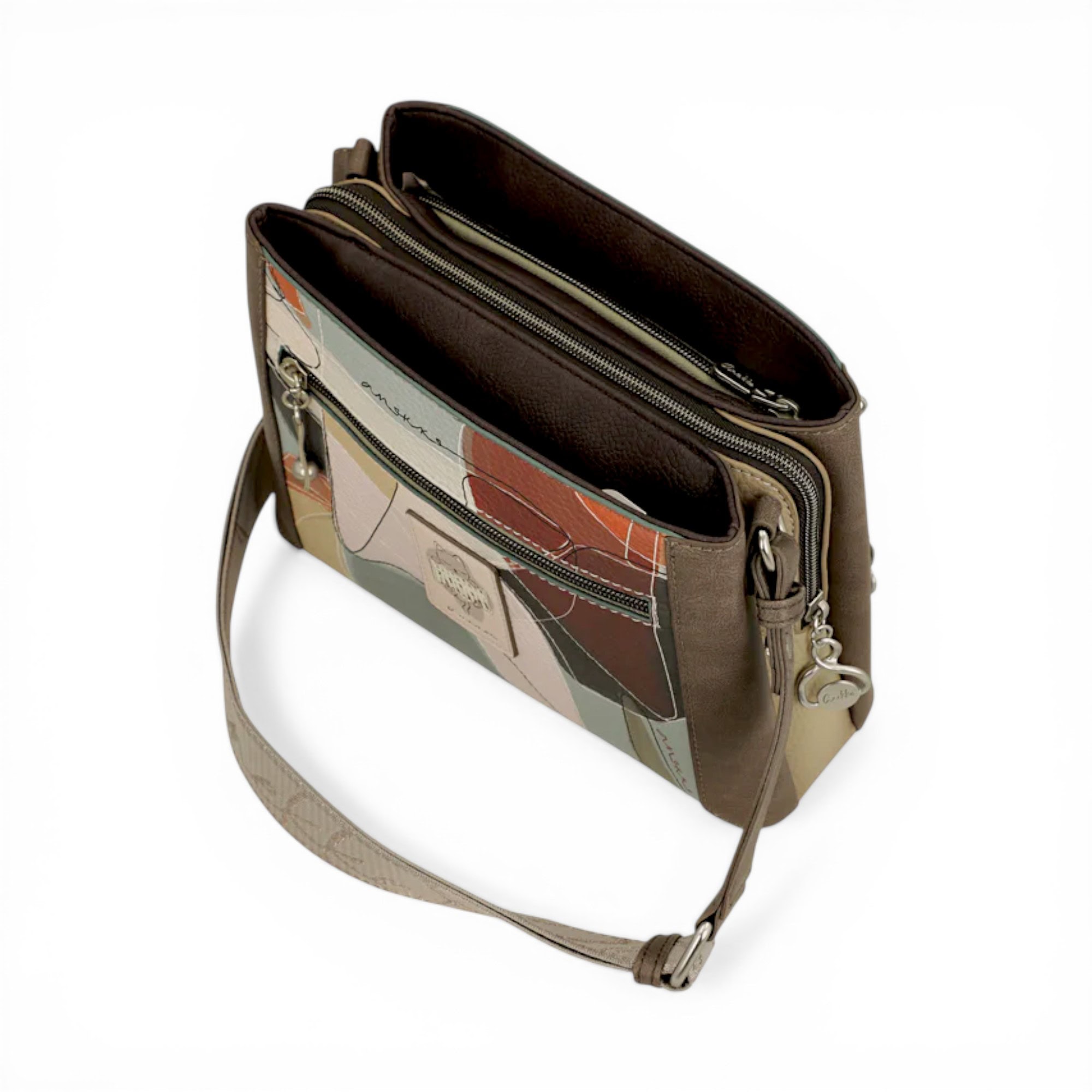 Geantă damă Anekke Sophia, design artistic și practică, perfectă pentru stil casual și elegant.