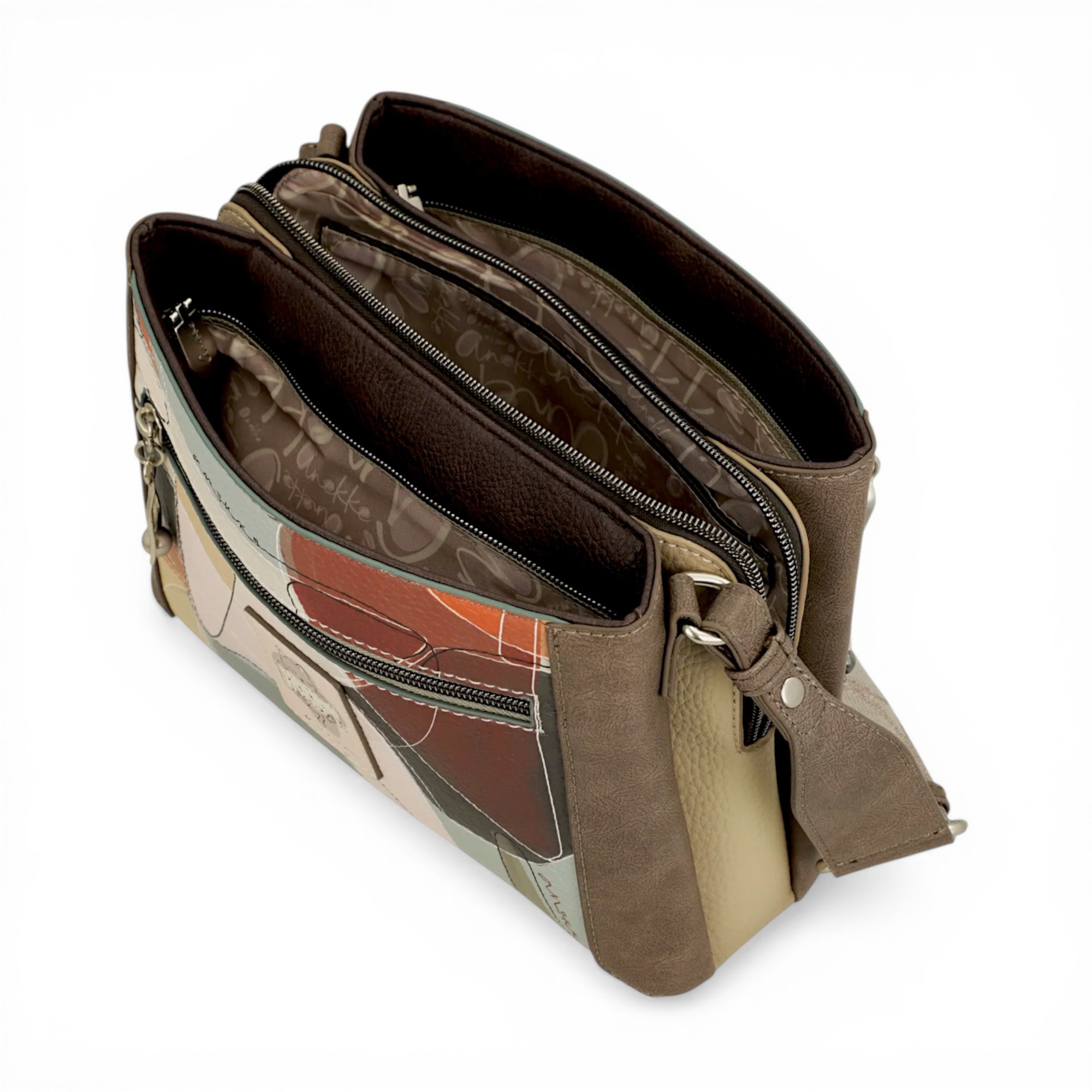 Anekke Sophia geantă crossbody damă, design artistic și elegant, perfectă pentru stilul practic și s.