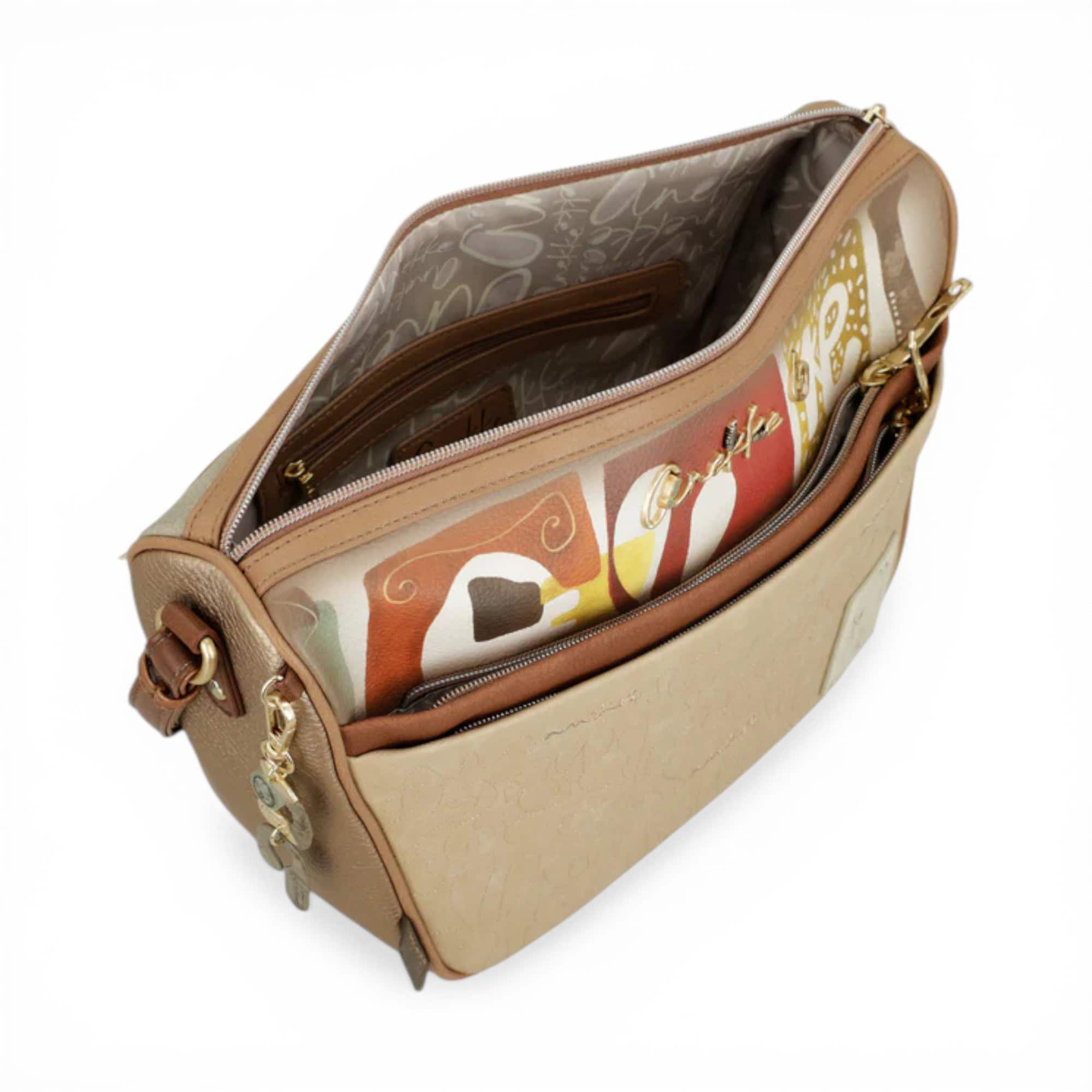 Geantă damă Anekke Amphora, design artistic și funcționalitate practică pentru stil și confort.