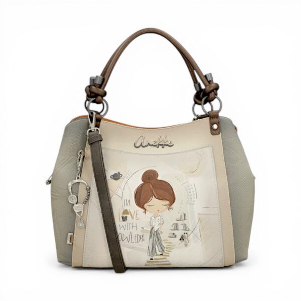 Geantă damă Anekke Sophia cu design artistic și detalii elegante.