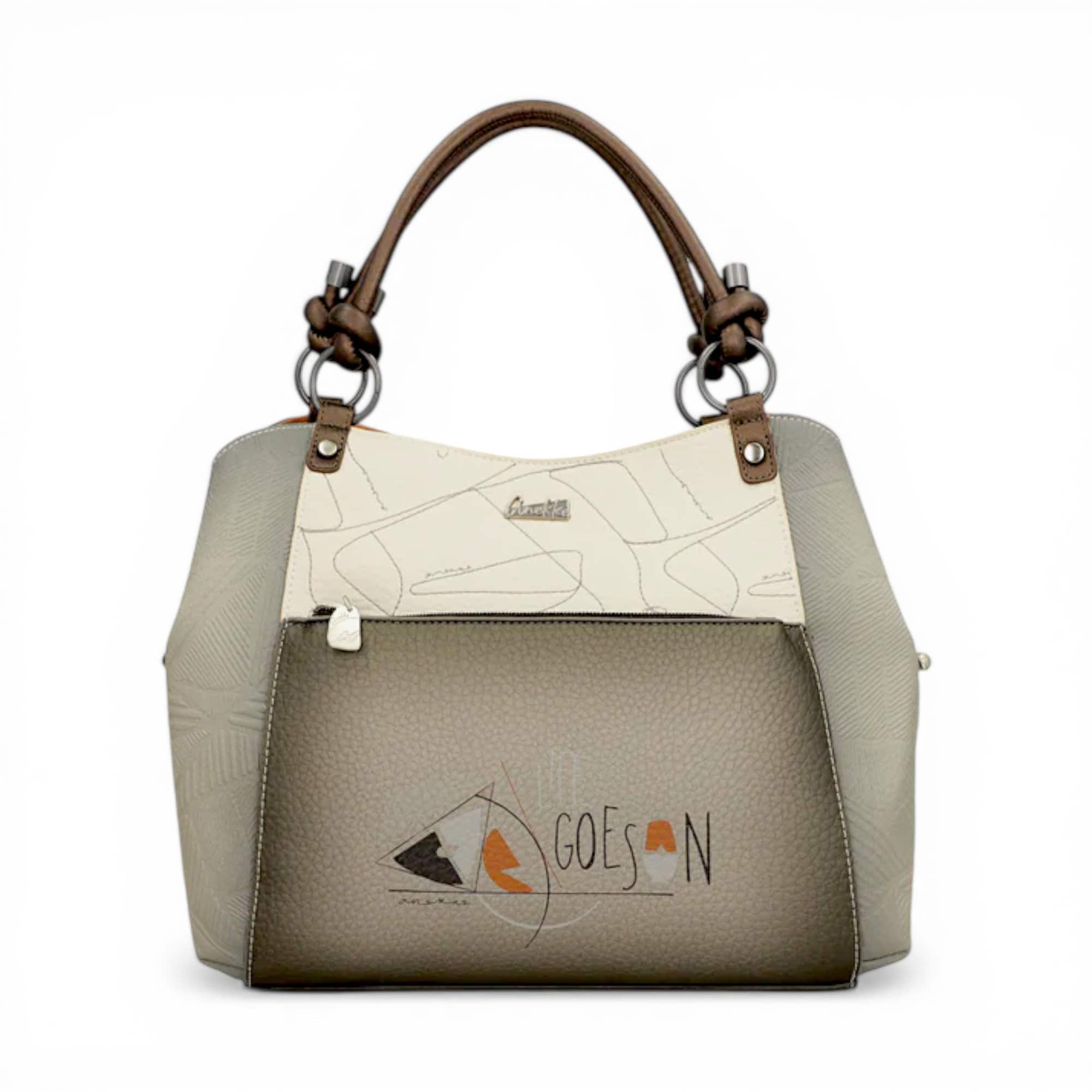 Geantă damă Anekke Sophia cu design artistic și funcționalitate practică.