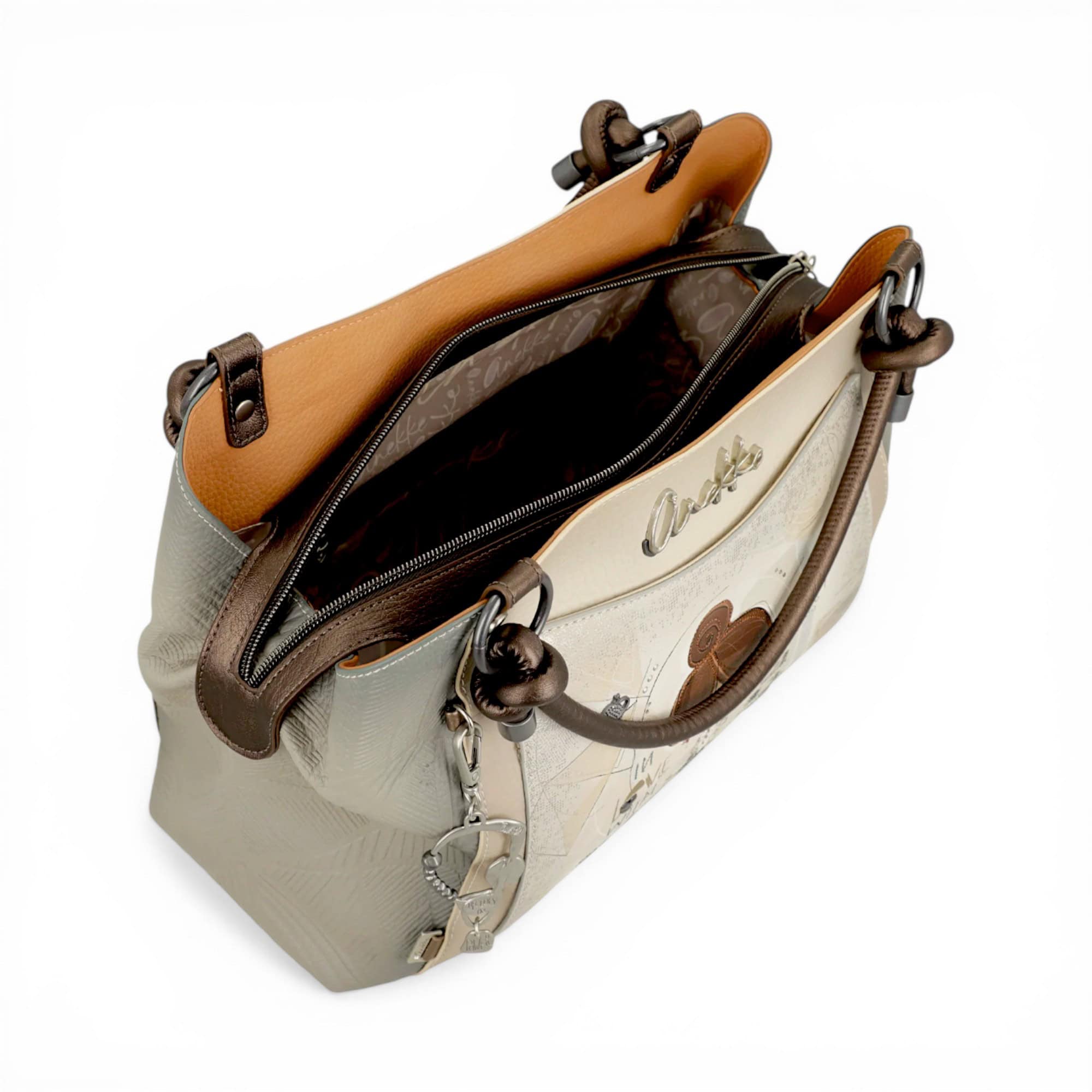 Geantă damă Anekke Sophia, design artistic și eleganță practică pentru orice ocazie.