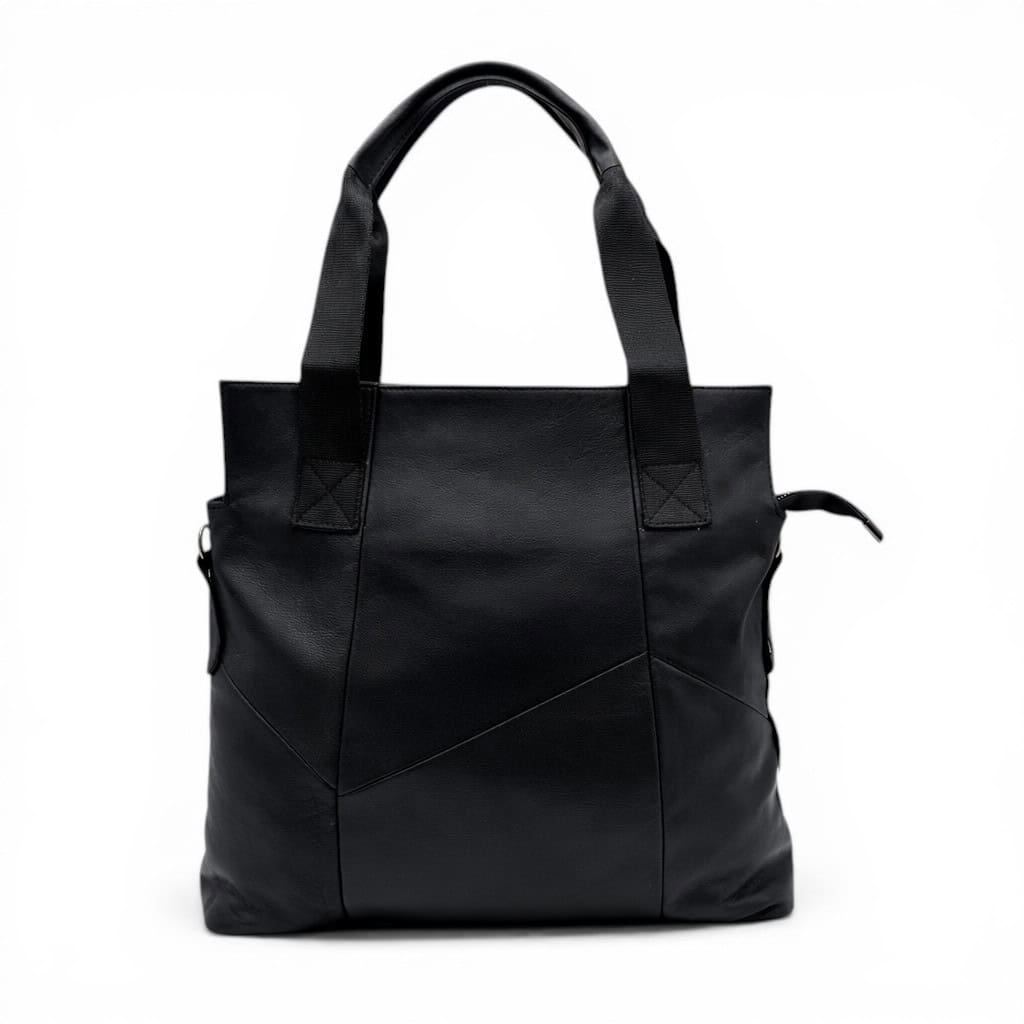 Geantă damă din piele naturală Lucia B95, negru, design modern și versatil pentru orice ocazie.