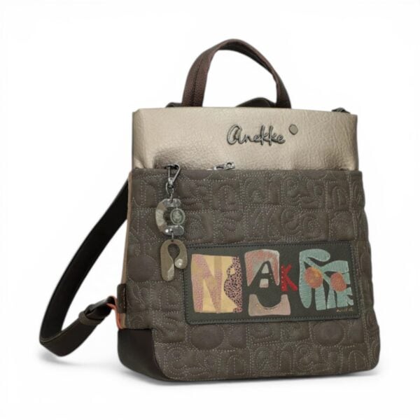 Rucsac Anekke damă, design artistic și elegant, perfect pentru stilul practic și sofisticat.