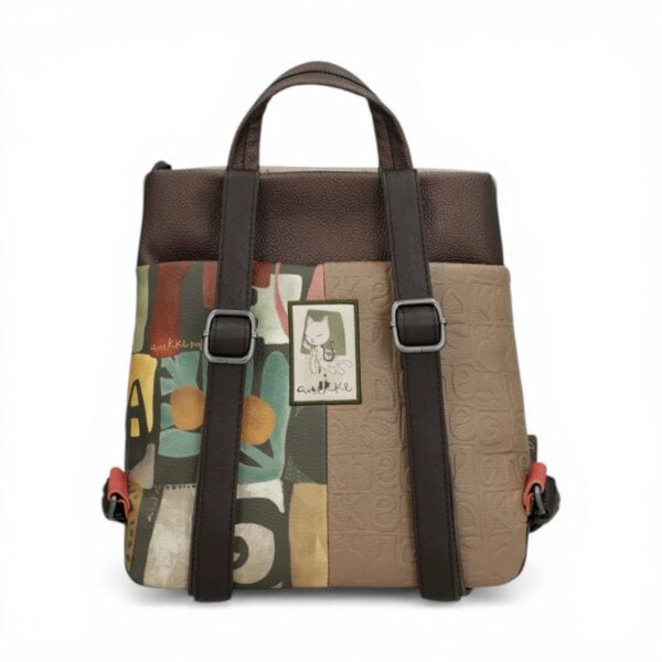 Rucsac Anekke damă, design artistic și elegant, perfect pentru stilul practic și sofisticat.