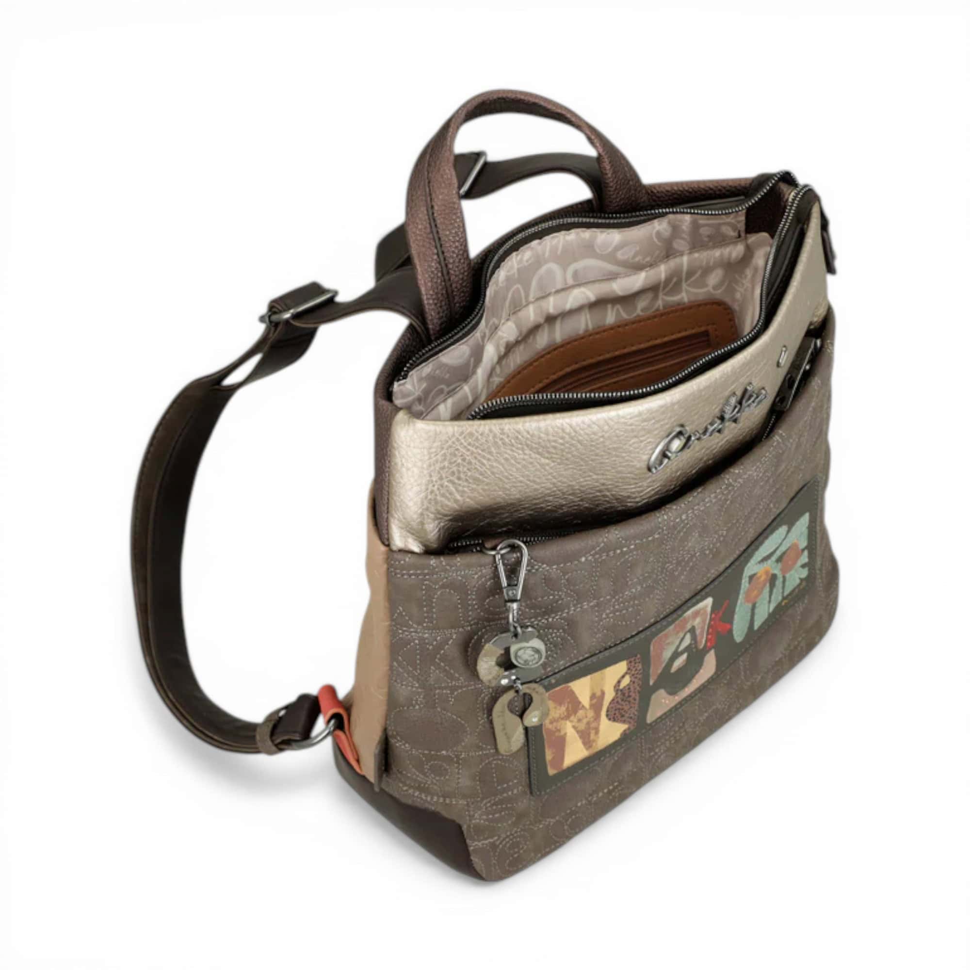 Rucsac Anekke damă, design artistic și elegant, perfect pentru stilul practic și sofisticat.