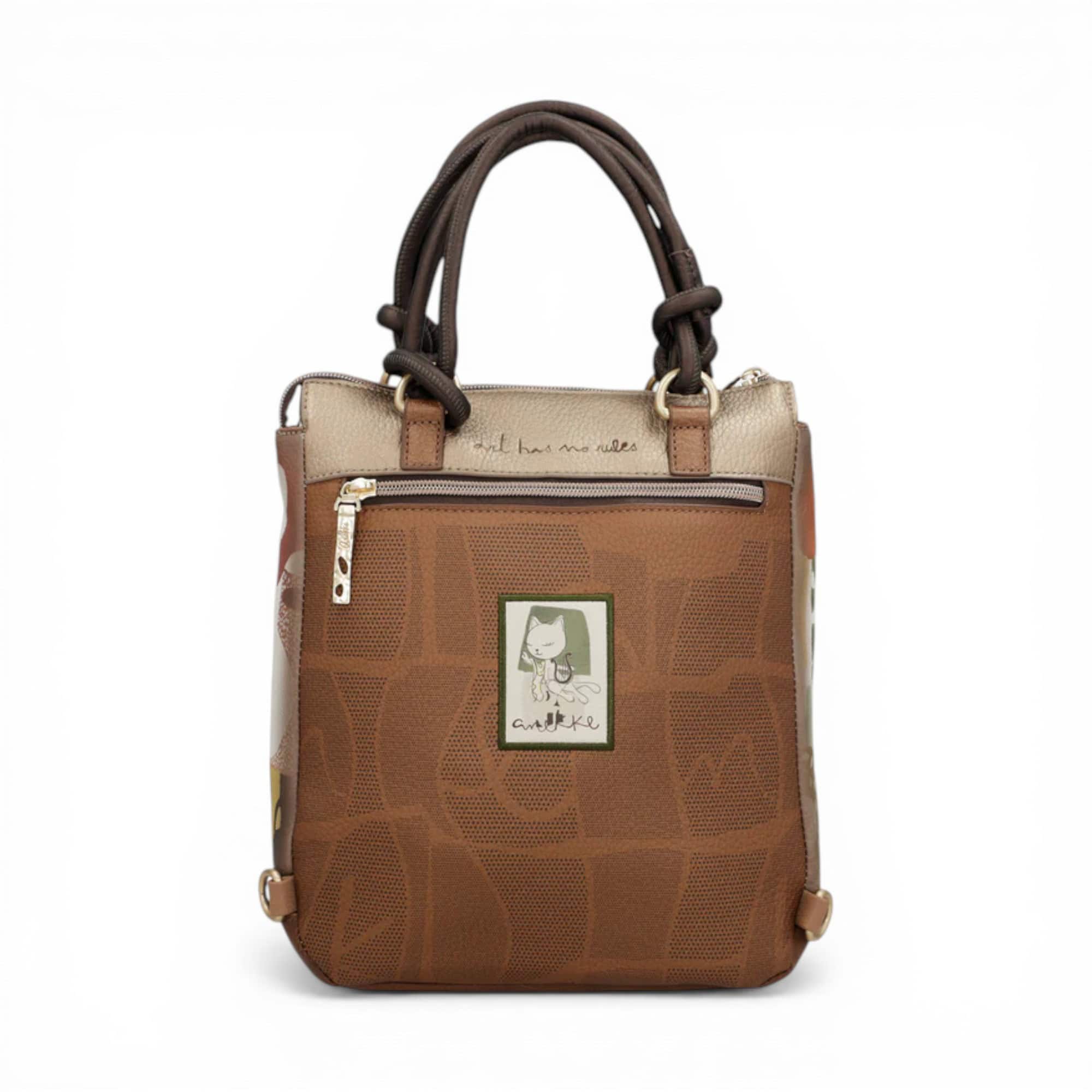 Rucsac Anekke damă, design artistic și elegant, perfect pentru stilul practic și sofisticat.