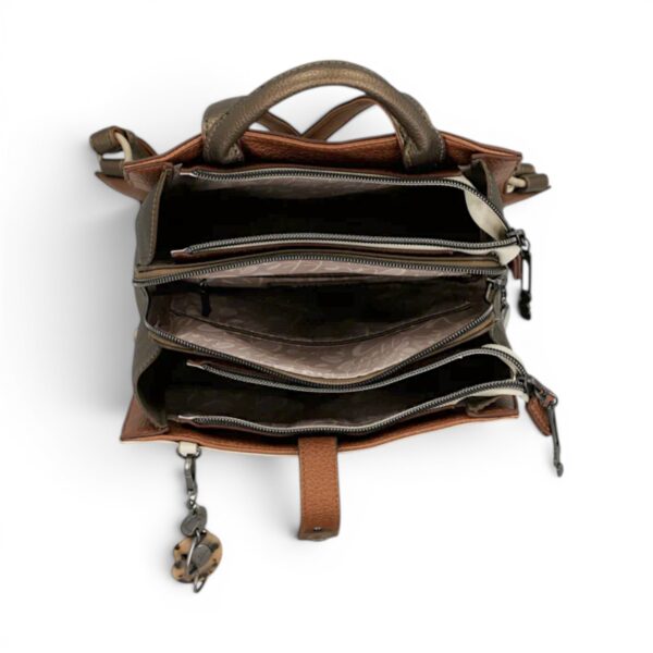 Rucsac damă Anekke Gaia cu design artistic și compartimente inteligente pentru organizare eficientă.