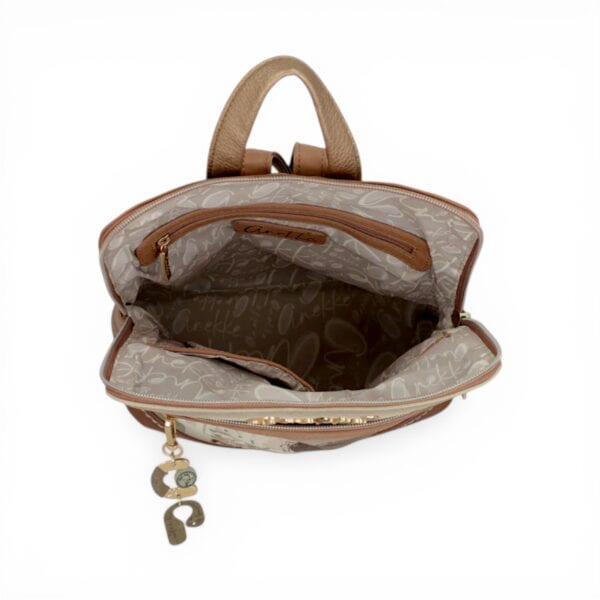 Rucsac damă Anekke Muse cu design artistic și spațiu practic pentru accesorii.