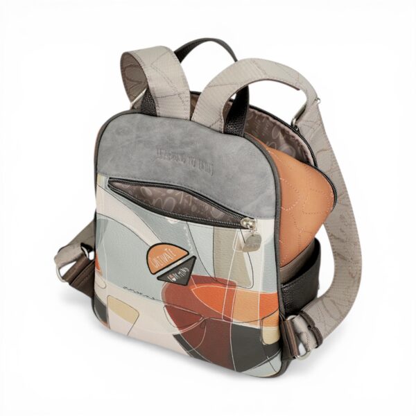 Rucsac Anekke Sophia pentru damă, cu design artistic și compartimente inteligente, perfect pentru st.