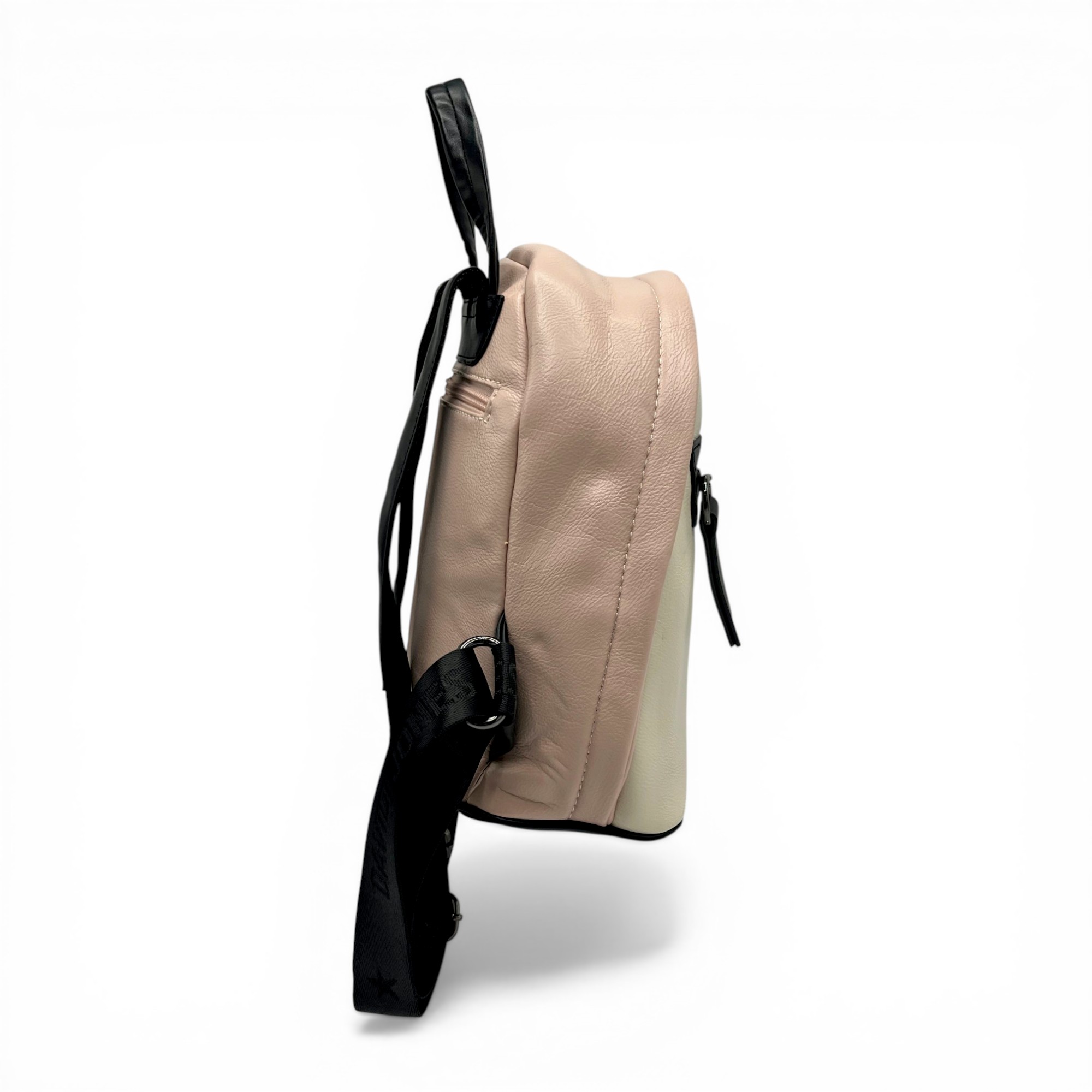 Rucsac damă David Jones 6714 – design compact, modern și versatil în nuanțe bej & roz (1) Rucsac damă David Jones 6714 – design compact, modern și versatil în nuanțe bej & roz