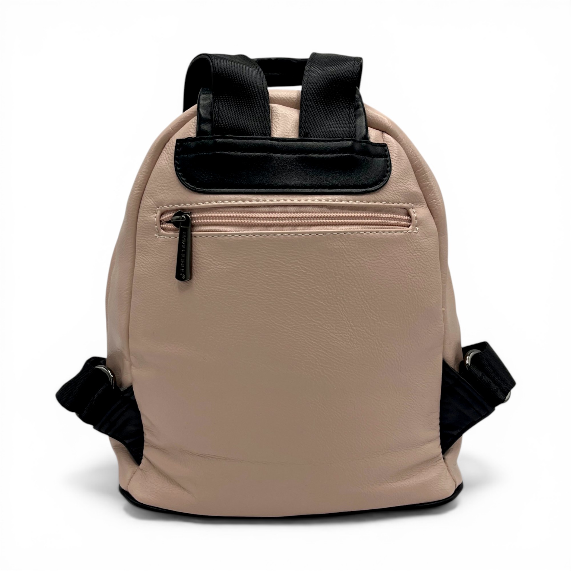 Rucsac damă David Jones 6714 – design compact, modern și versatil în nuanțe bej & roz (3) Rucsac damă David Jones 6714 – design compact, modern și versatil în nuanțe bej & roz