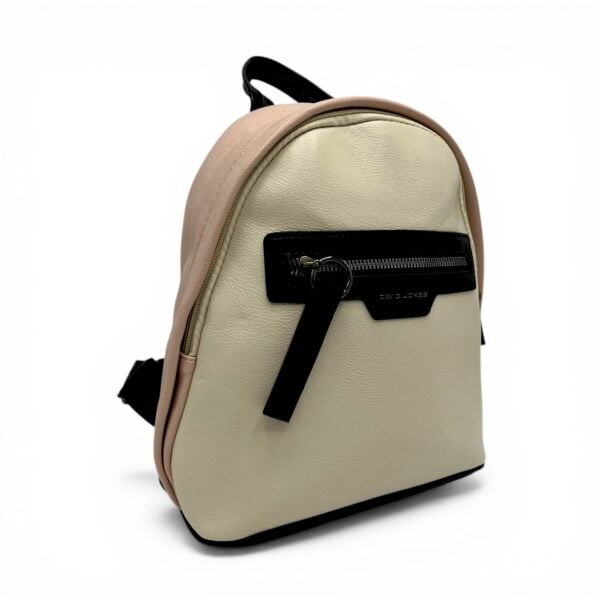Rucsac damă David Jones 6714 – design compact, modern și versatil în nuanțe bej & roz