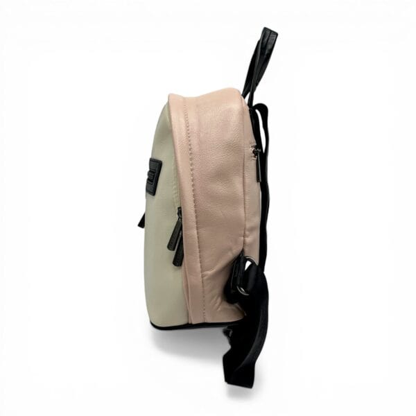 Rucsac damă David Jones 6714 – design compact, modern și versatil în nuanțe bej & roz