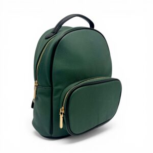 Rucsac damă Kassandra&Co KSA70111-Green – eleganță naturală și funcționalitate urbană