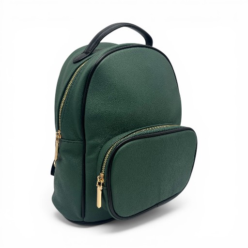 Rucsac damă Kassandra&Co KSA70111-Green – eleganță naturală și funcționalitate urbană (3) Rucsac damă Kassandra&Co KSA70111-Green – eleganță naturală și funcționalitate urbană