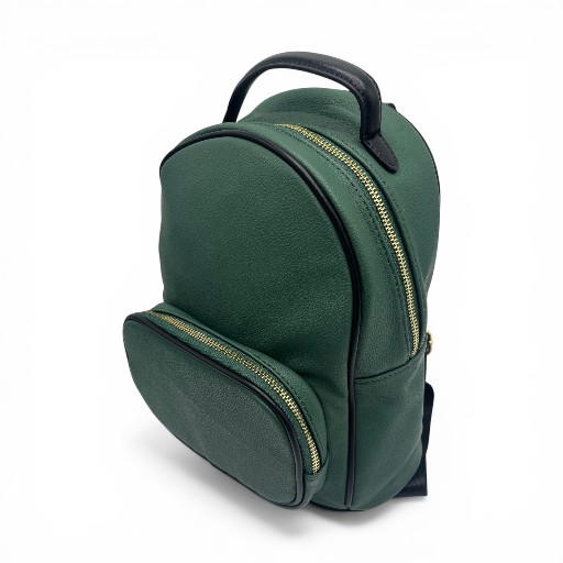 Rucsac damă Kassandra&Co KSA70111-Green – eleganță naturală și funcționalitate urbană (5) Rucsac damă Kassandra&Co KSA70111-Green – eleganță naturală și funcționalitate urbană