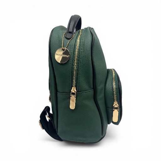 Rucsac damă Kassandra&Co KSA70111-Green – eleganță naturală și funcționalitate urbană (8) Rucsac damă Kassandra&Co KSA70111-Green – eleganță naturală și funcționalitate urbană