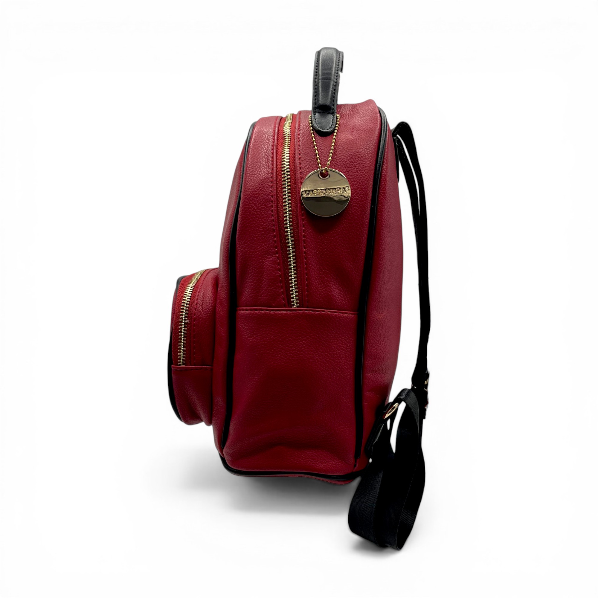 Rucsac damă Kassandra&Co KSA70111-Red – design modern și eleganță practică (4) Rucsac damă Kassandra&Co KSA70111-Red – design modern și eleganță practică