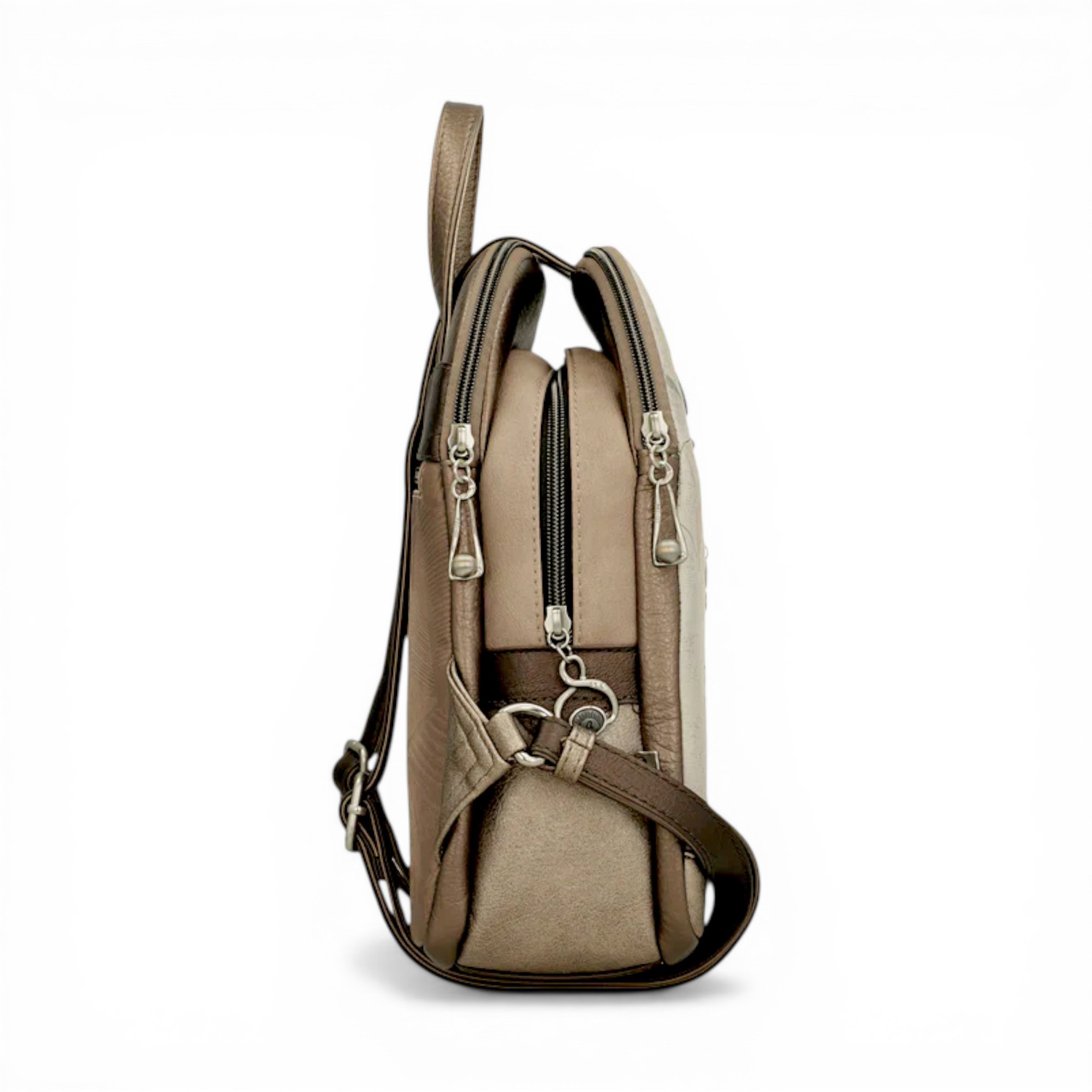 Rucsac antifurt Anekke Sophia, design artistic și siguranță inteligentă pentru femei.