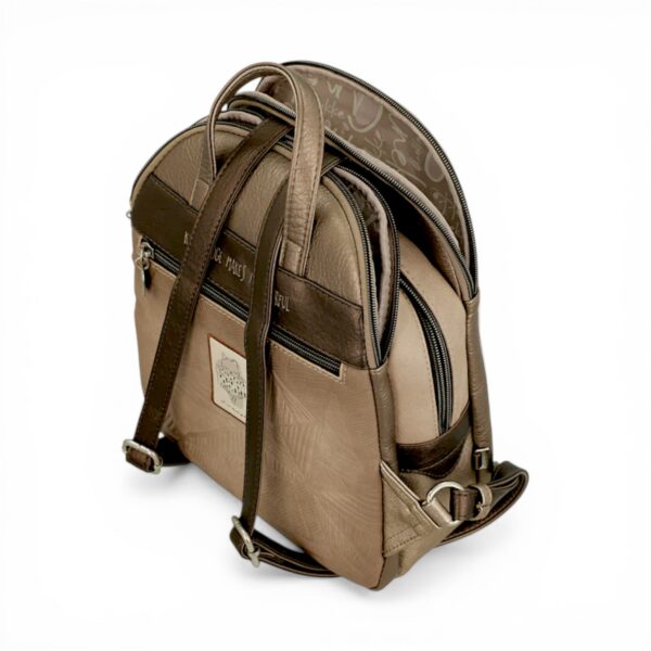 Rucsac antifurt Anekke Sophia, design artistic și siguranță inteligentă pentru femei.