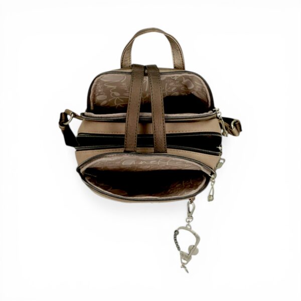 Rucsac antifurt Anekke Sophia, design artistic și siguranță inteligentă pentru femei.