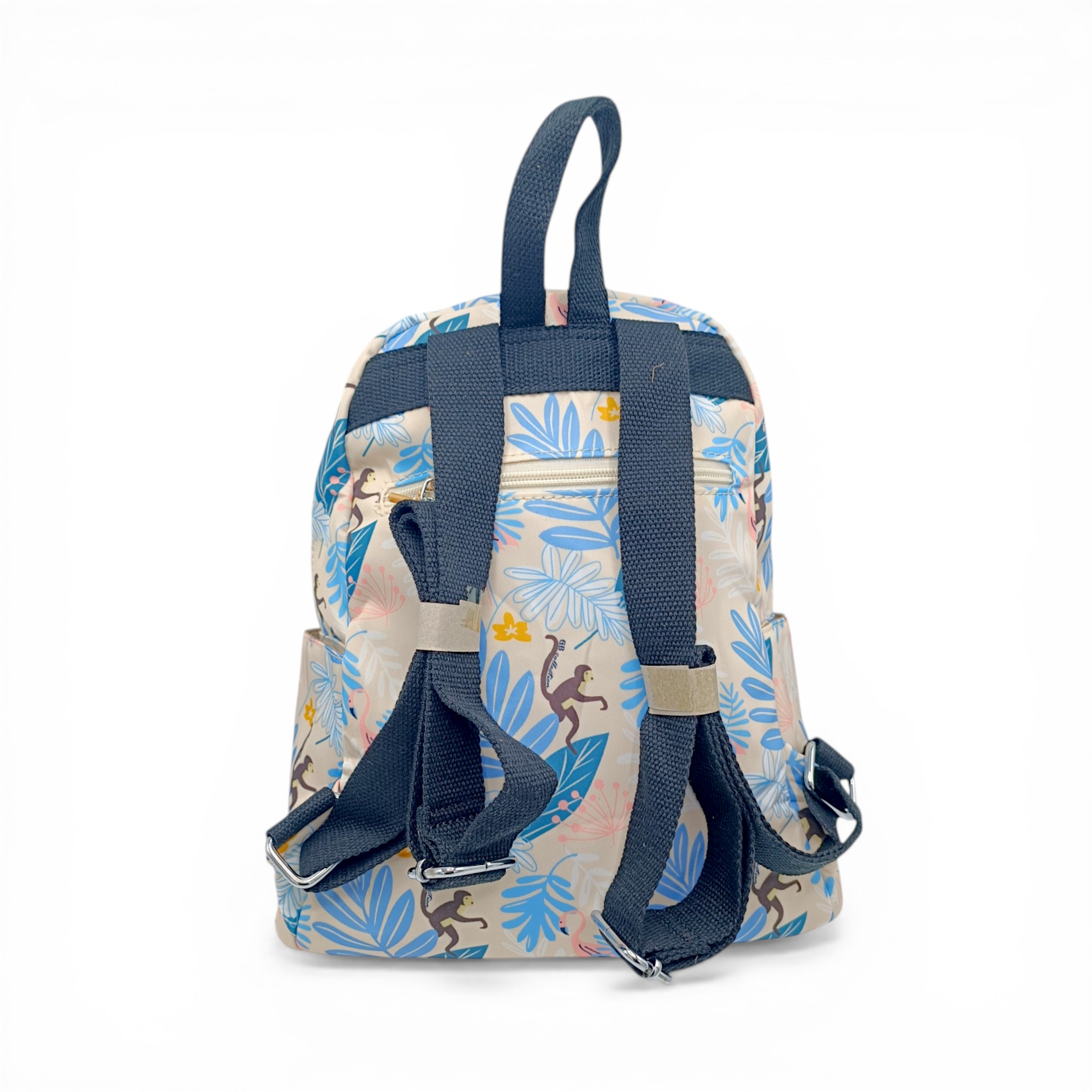 Rucsac damă GBags GH831 Bej– design tropical jucăuș și funcționalitate practică