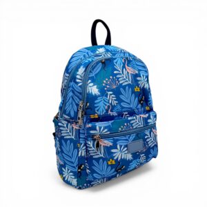 Rucsac damă GBags GH831 Sky Blue – design tropical vibrant și organizare practică