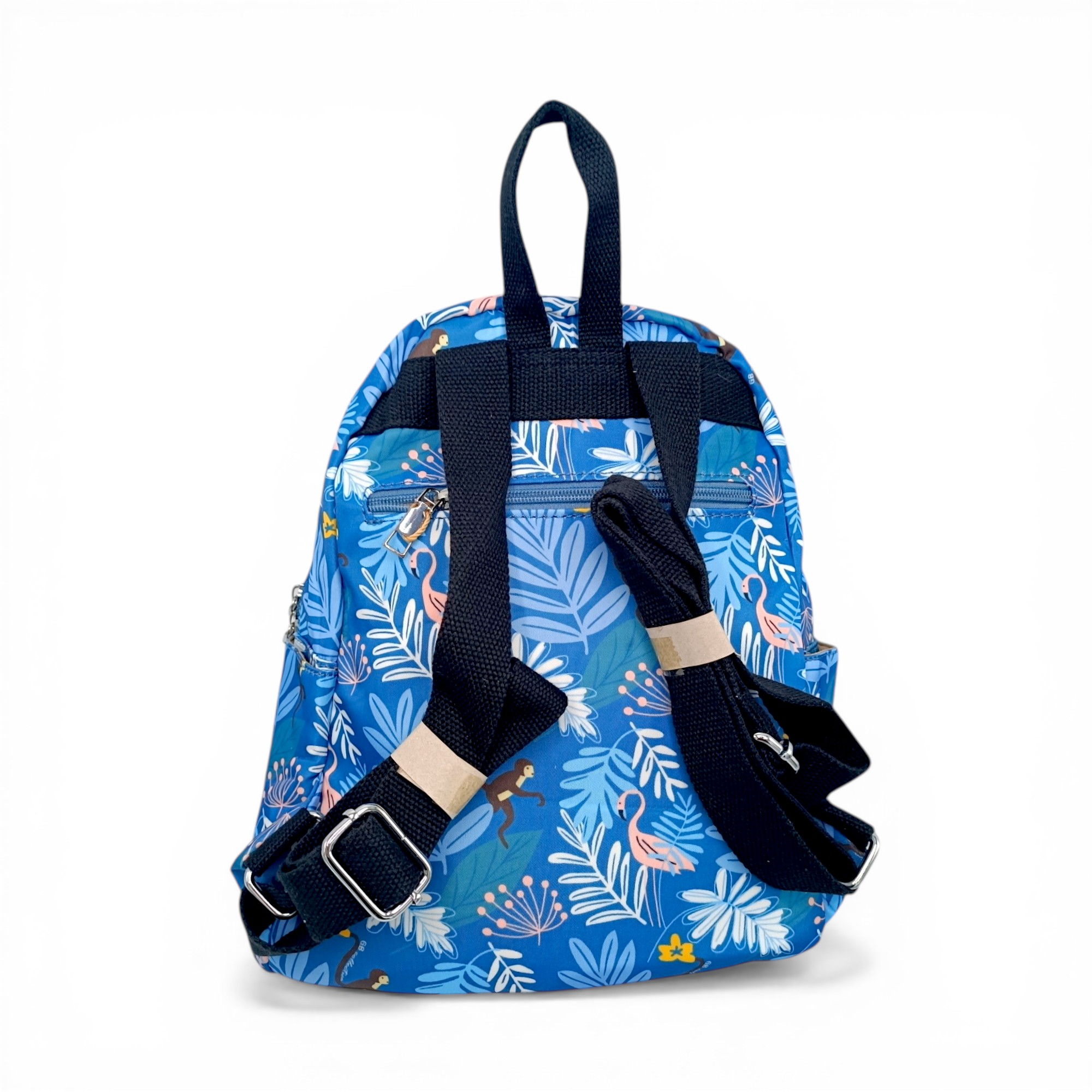 Rucsac damă GBags GH831 Sky Blue – design tropical vibrant și organizare practică