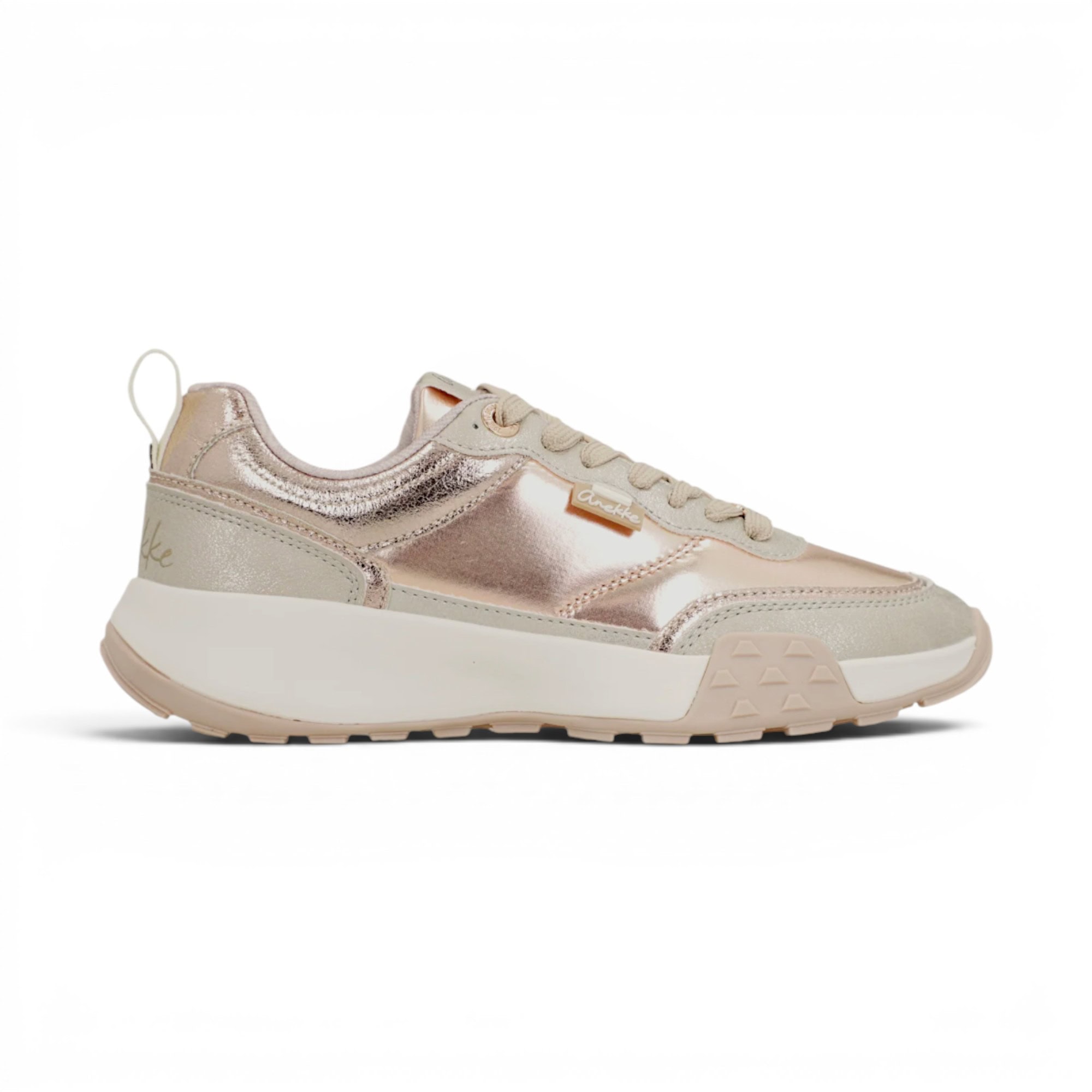 Pantofi damă Anekke Gold Glow cu aspect strălucitor și stil contemporan, perfect pentru un look sofi.