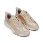 Pantofi sport damă Anekke Gold Glow, design modern și elegant, cu finisaj metalic auriu.