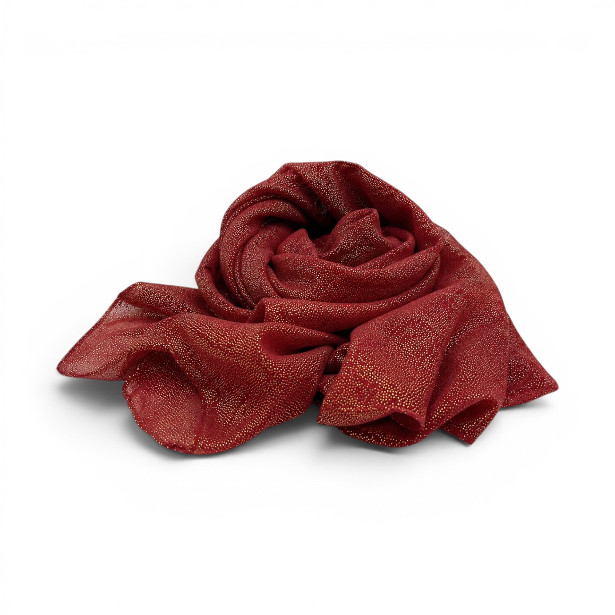 Pălărie roșie elegantă din material textil, perfectă pentru accesorii de modă și evenimente speciale.
