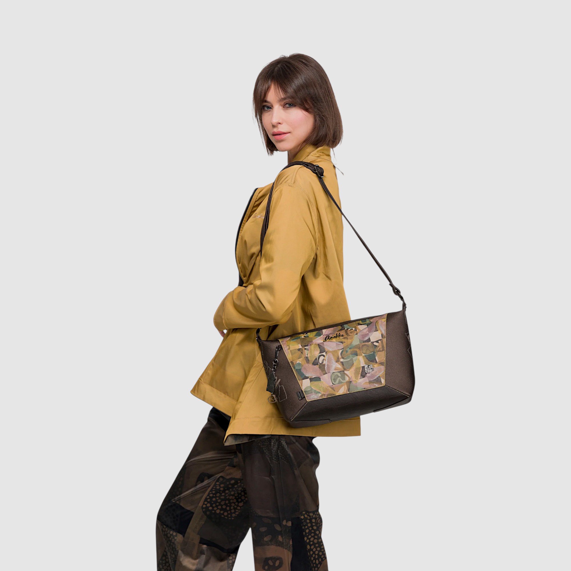 Geantă damă Anekke Bloom 42723-544 – imprimeu artistic și eleganță florală