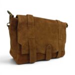 Geantă de umăr din piele maro, stil casual și elegant, pentru bărbați și femei, perfectă pentru util.