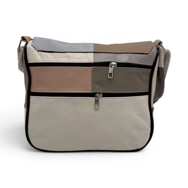 Geantă damă Lucia R45-C71 – crossbody din piele naturală multicoloră