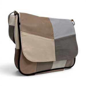 Geantă damă Lucia R45-C71 – crossbody din piele naturală multicoloră
