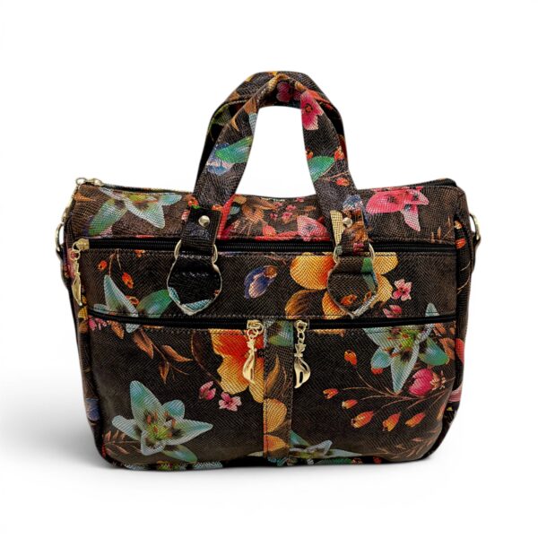 Geantă damă din piele naturală multicoloră Celeste – Model YG110-10